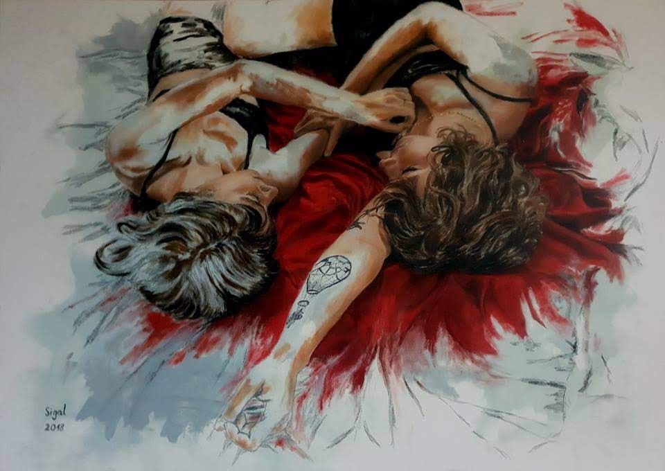 Touches on a Red Sheet