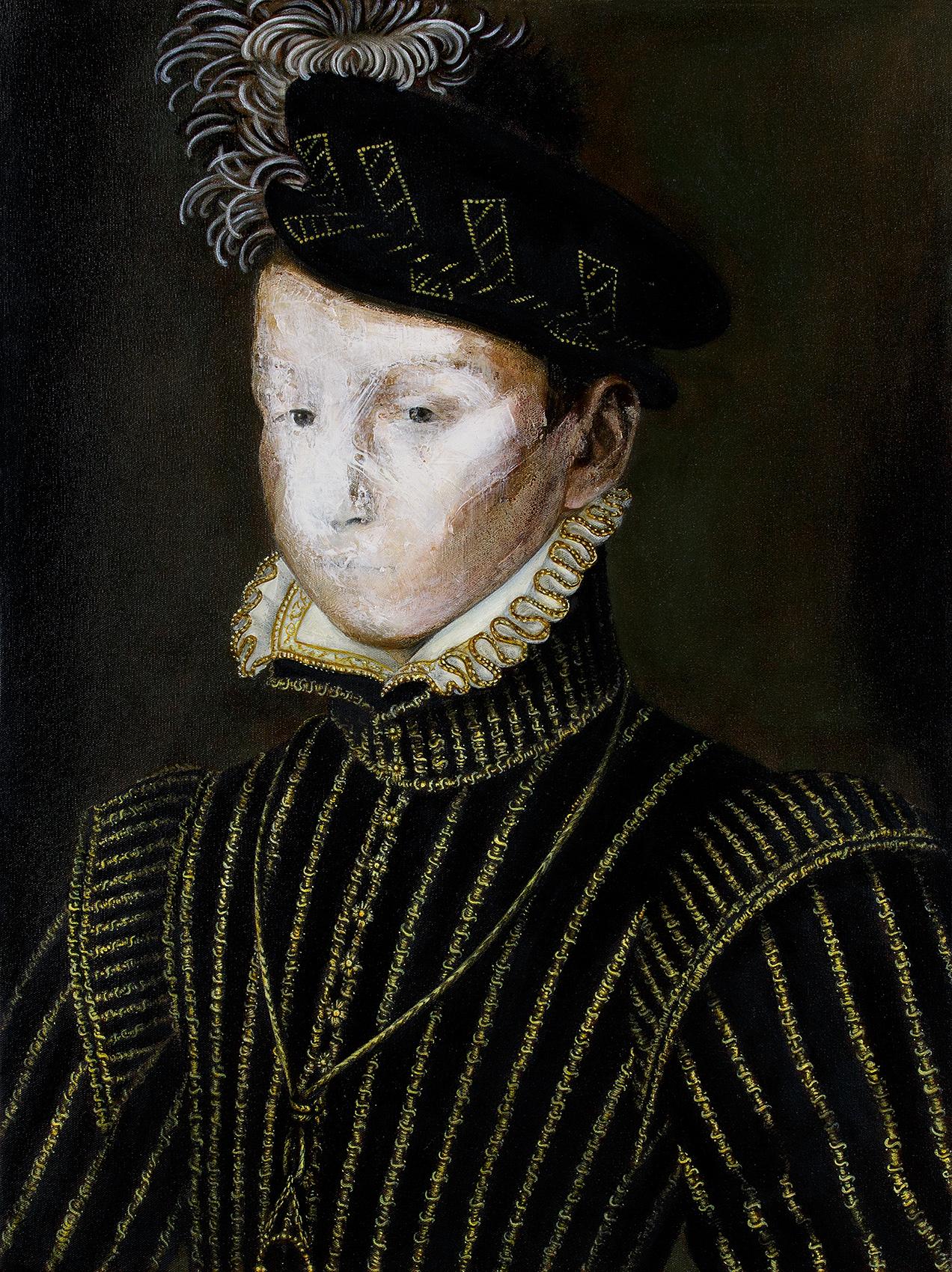 Portrait of King Charles IX of France after François Clouet