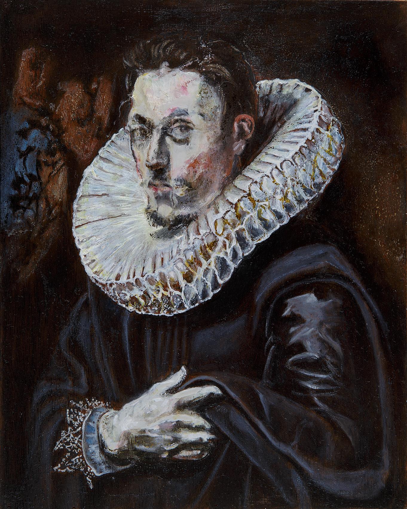 Portrait of a Young Man after Peter Paul Rubens