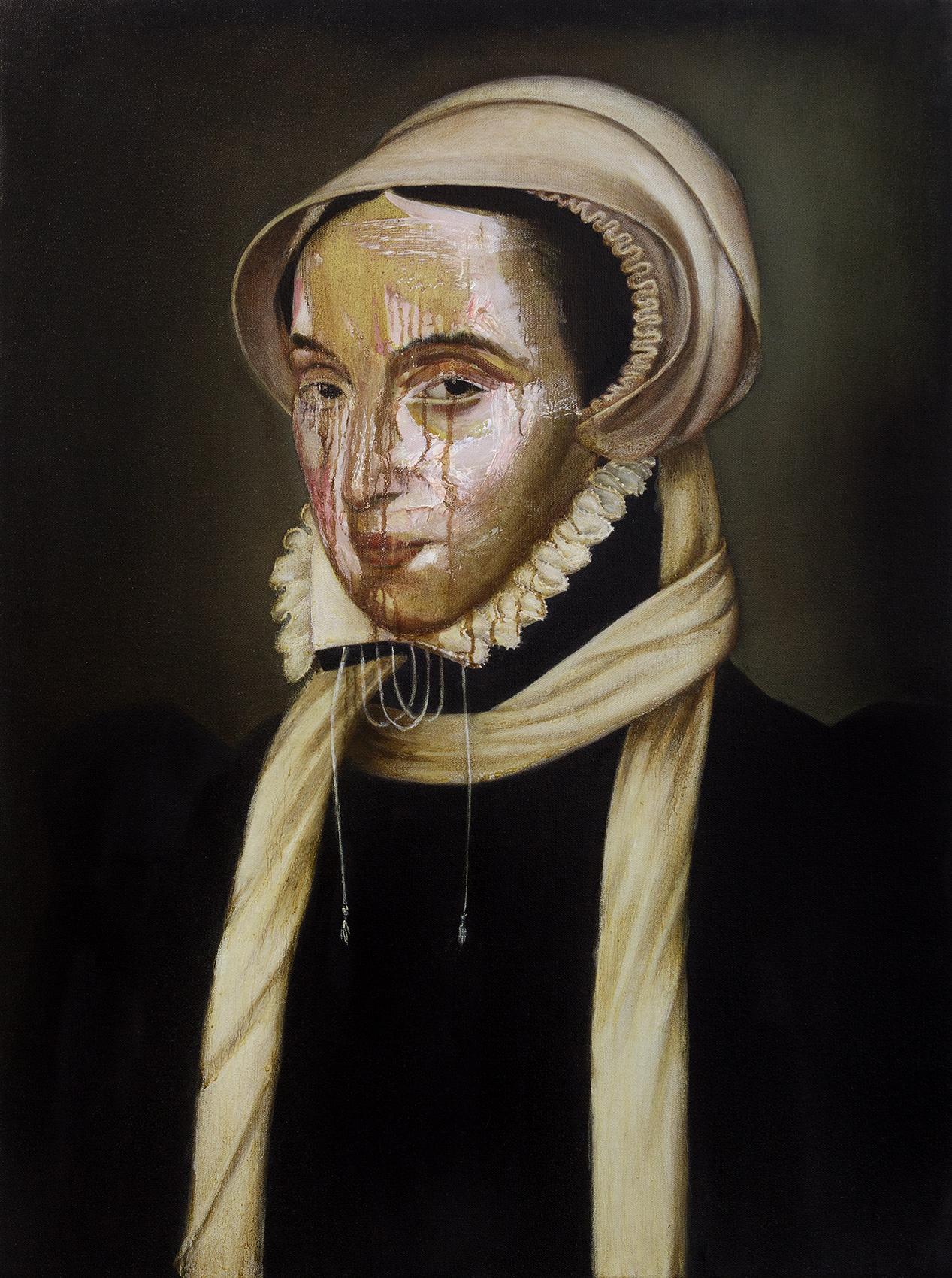 Christina of Denmark Duchess of Milan after François Clouet
