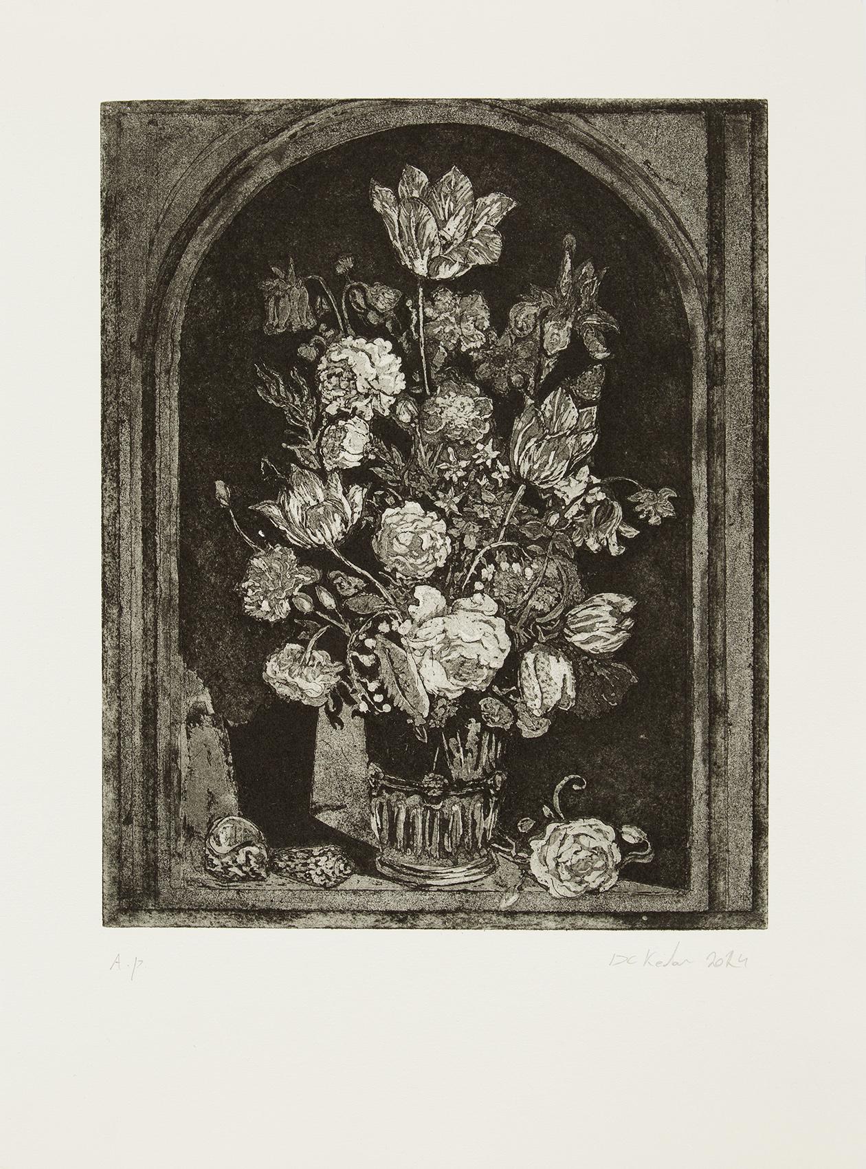 Bouquet of Flowers in a Vase after Ambrosius Bosschaert
