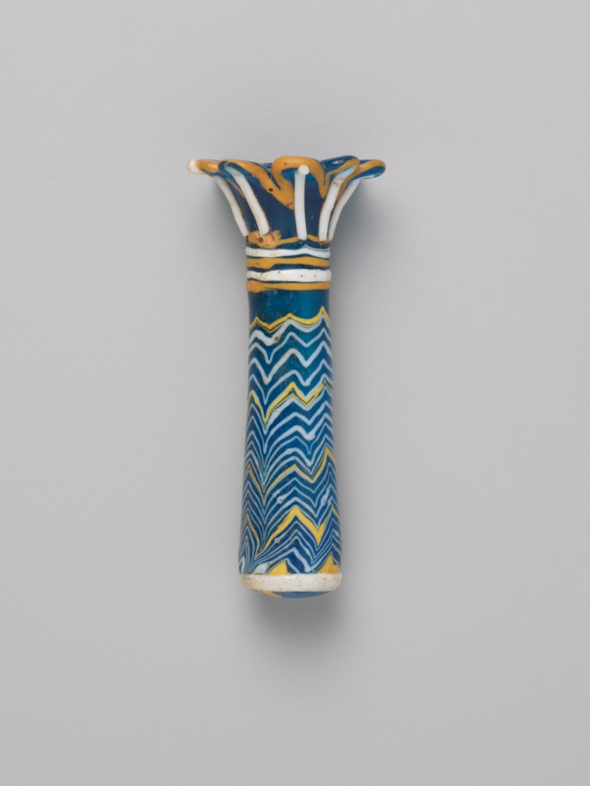 Kohl Container in the Shape of a Palm Column