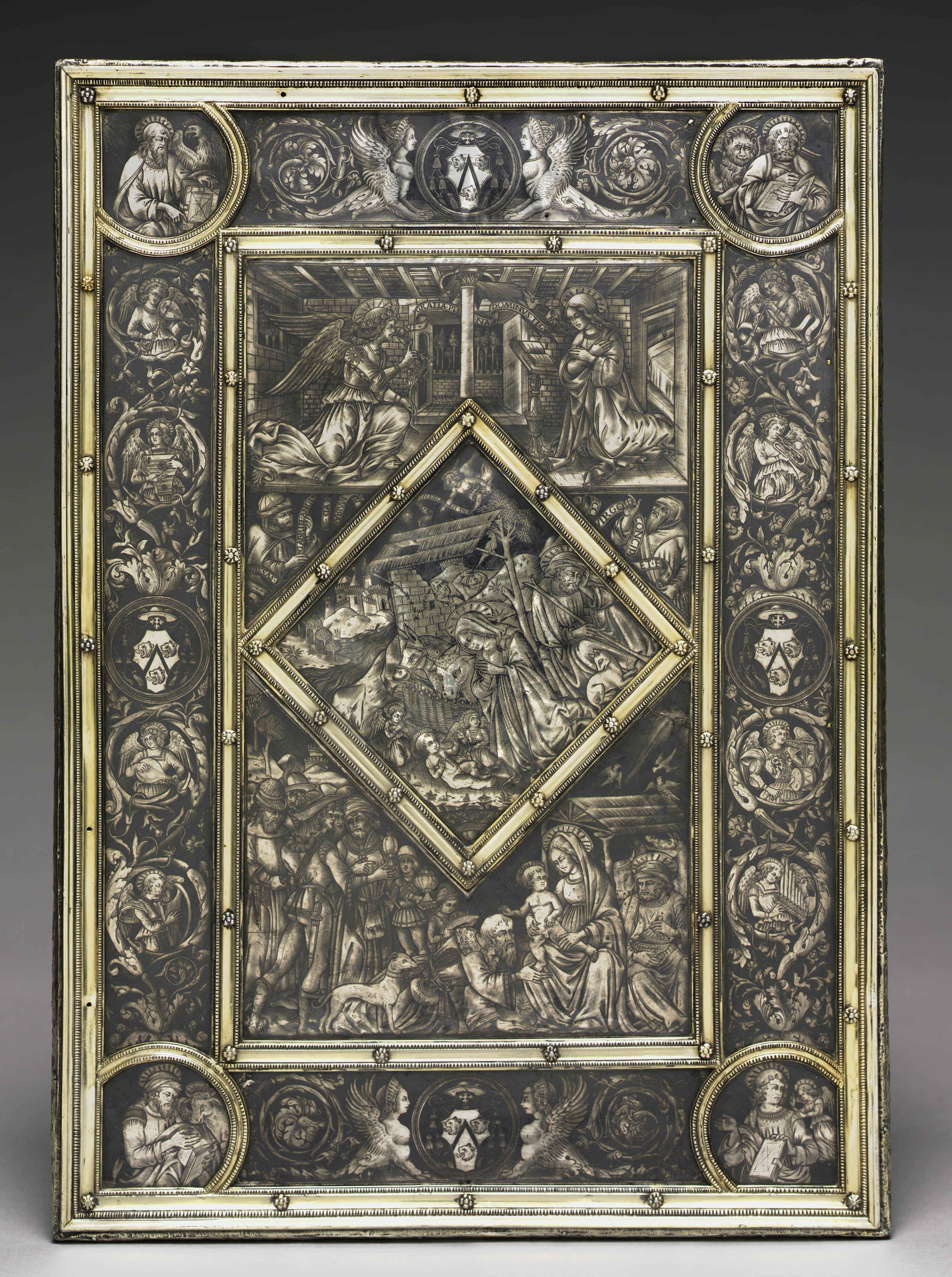Front Cover for a Gospel Book of French Cardinal Jean La Balou (1421–1491)