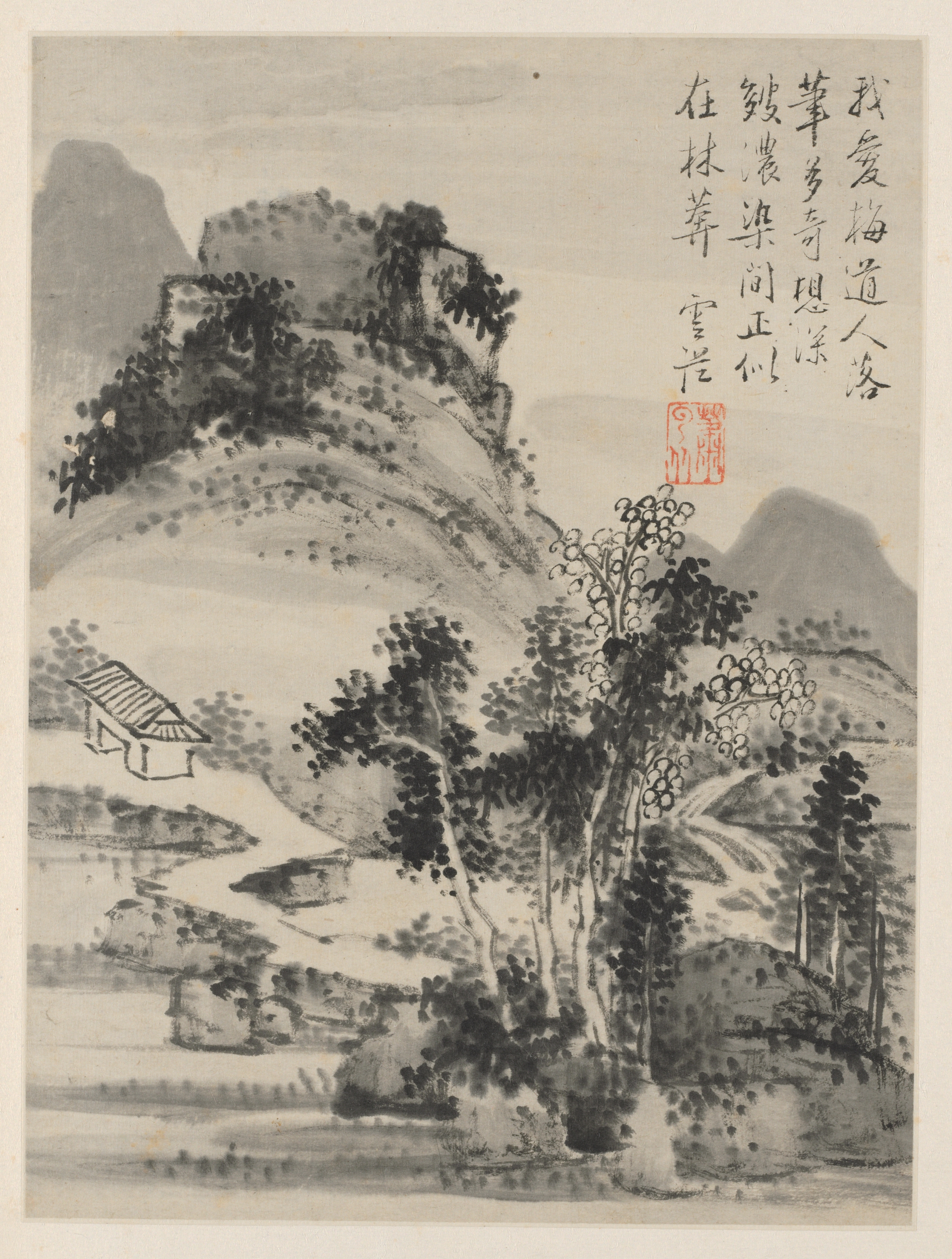 Album of Seasonal Landscapes, Leaf D (previous leaf 2)