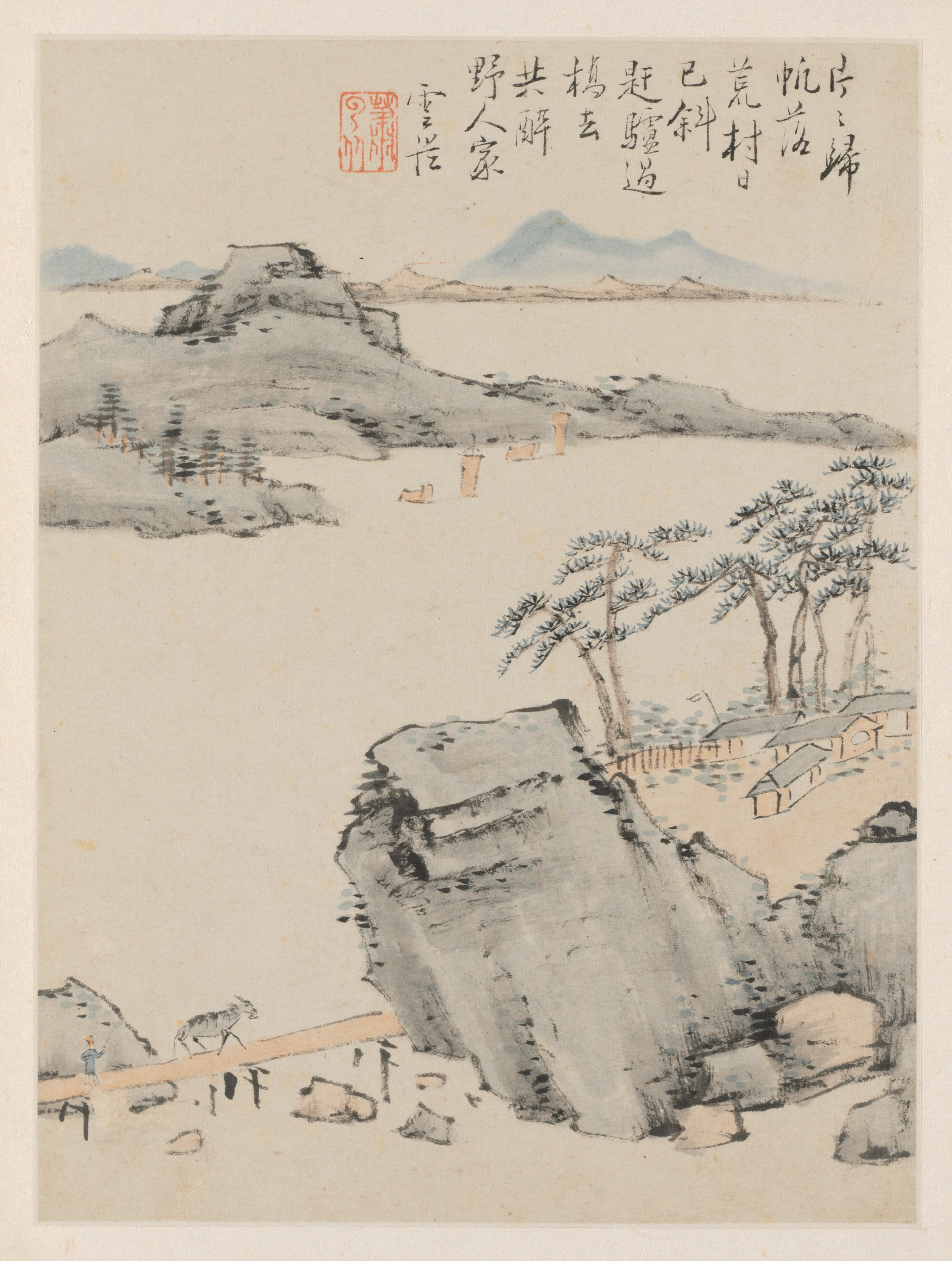 Album of Seasonal Landscapes, Leaf C (previous leaf 6)