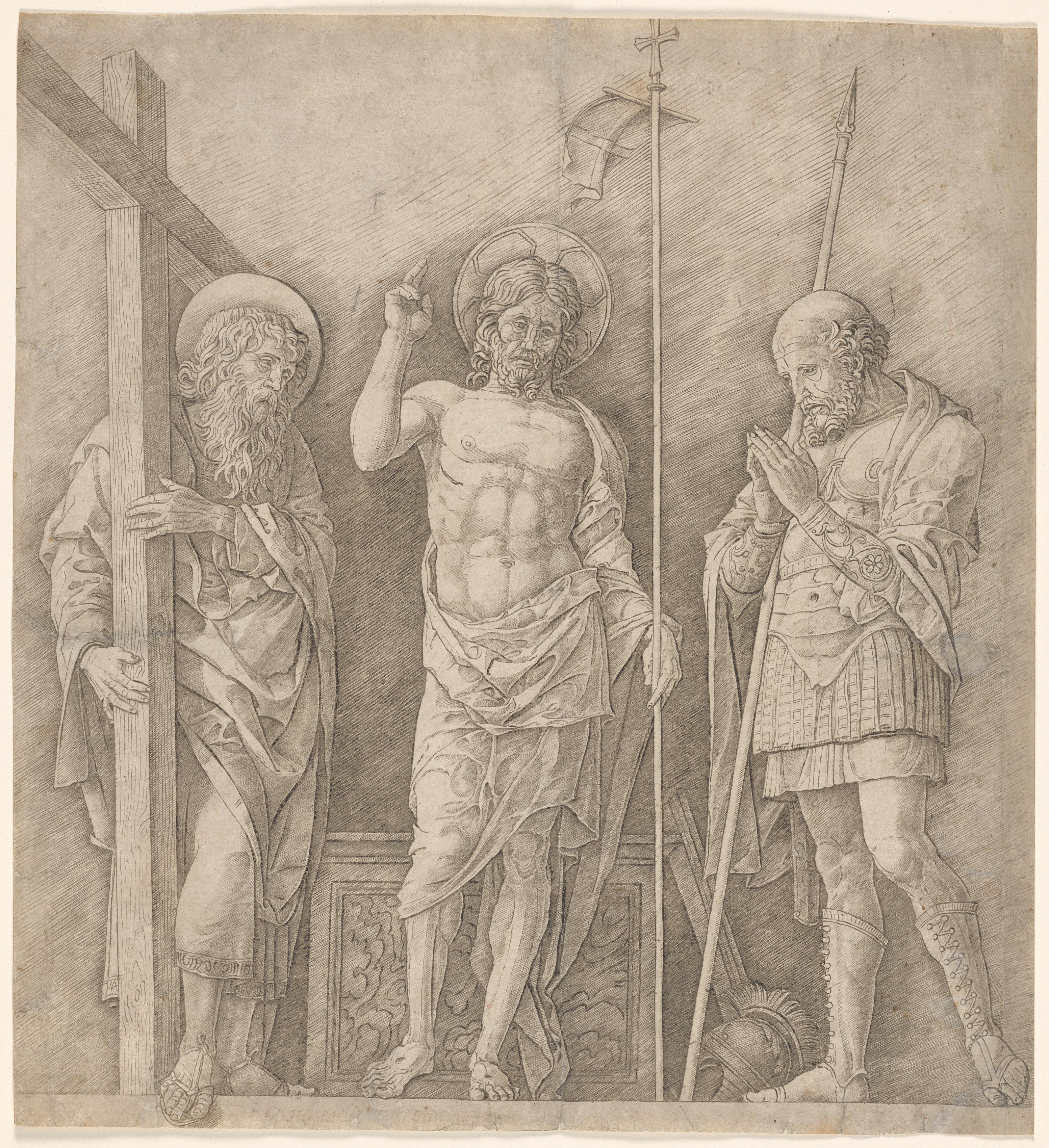 The Risen Christ Between Saints Andrew and Longinus