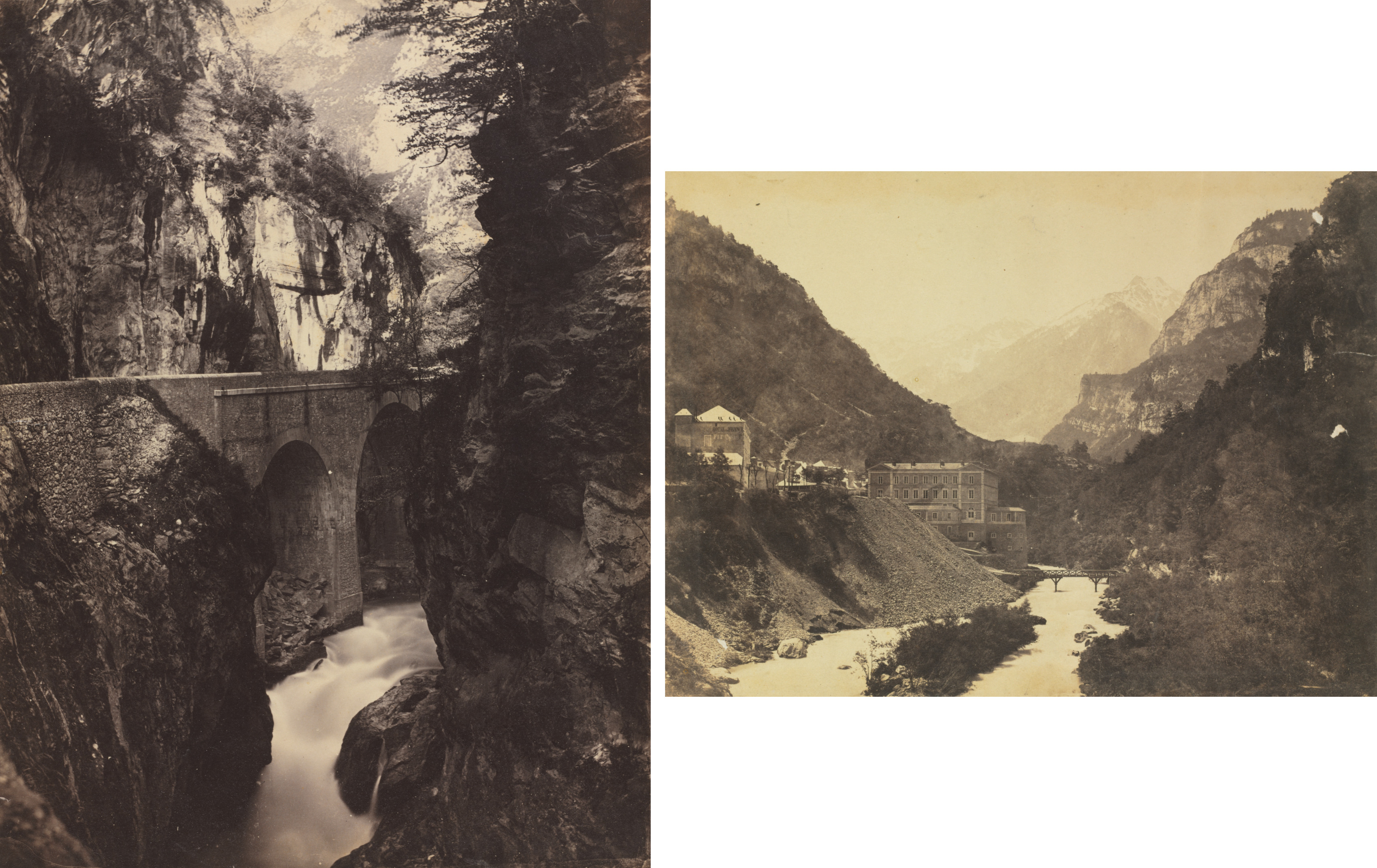 Road to Eaux-Chaudes, Pyrenees (recto); Eaux-Chaudes, Pyrenees (verso)