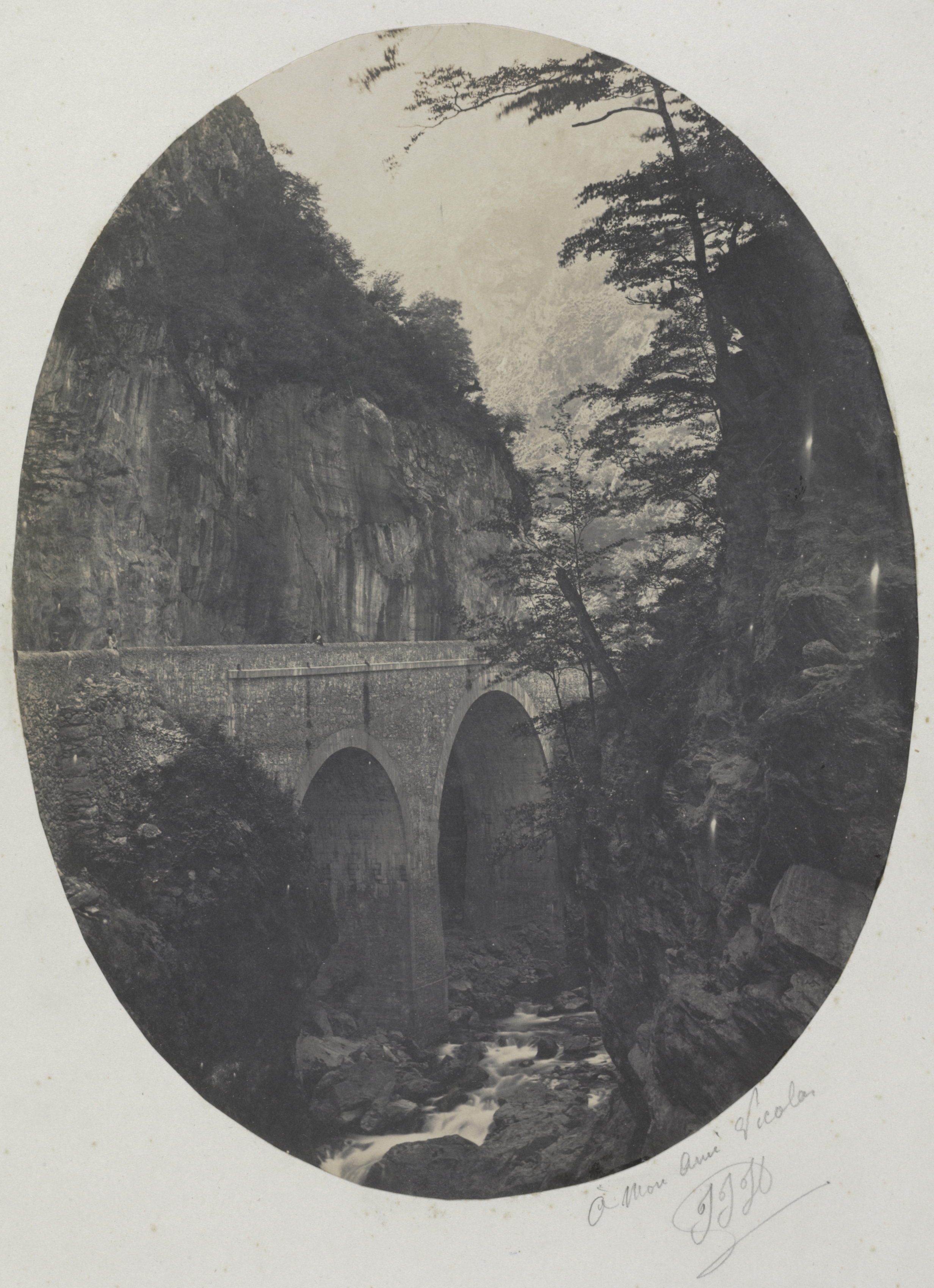 Gorge at Eaux Chaudes, Pyrenees