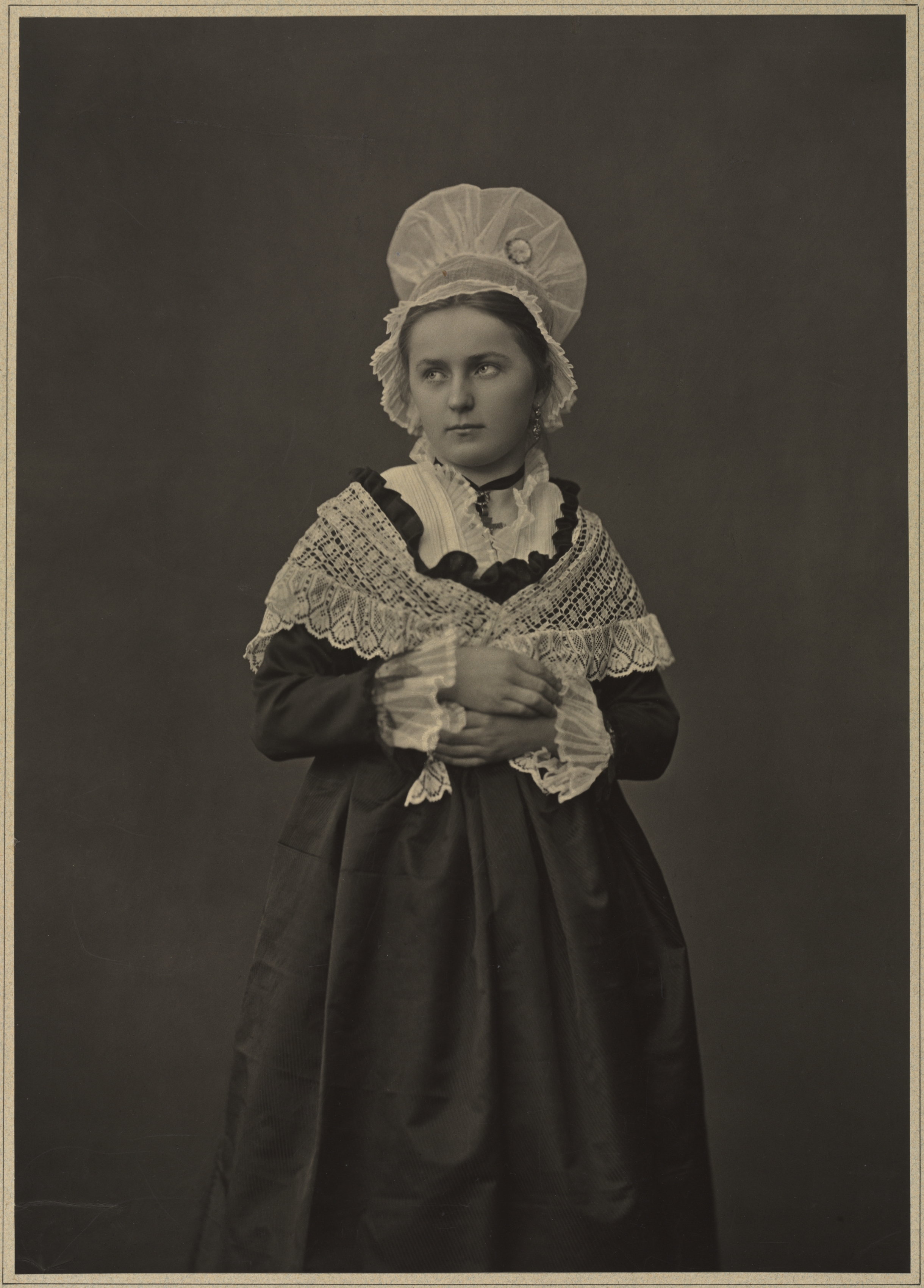 Woman in Lorraine Dress