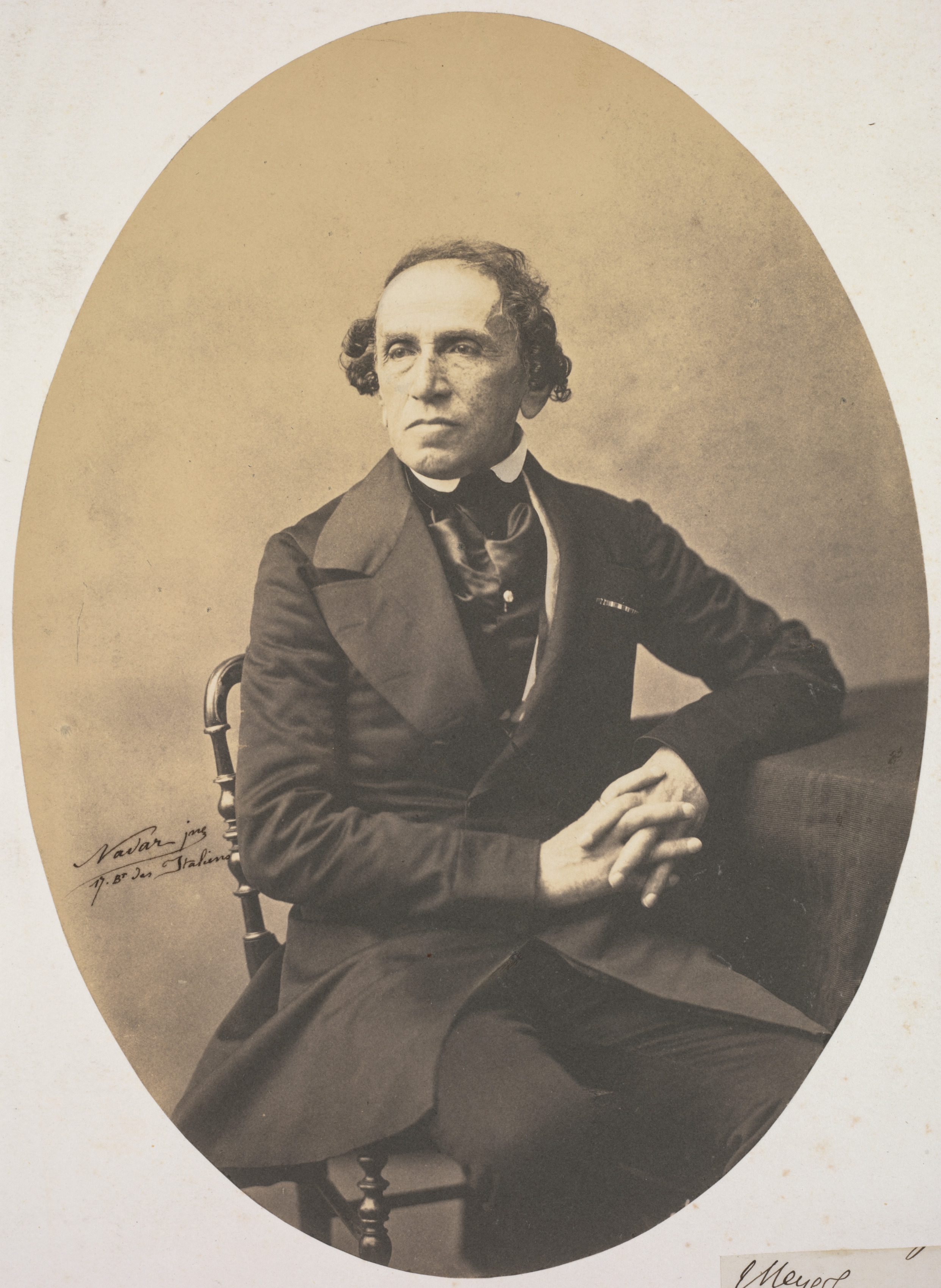 Portrait of Giacomo Meyerbeer (1791–1864)