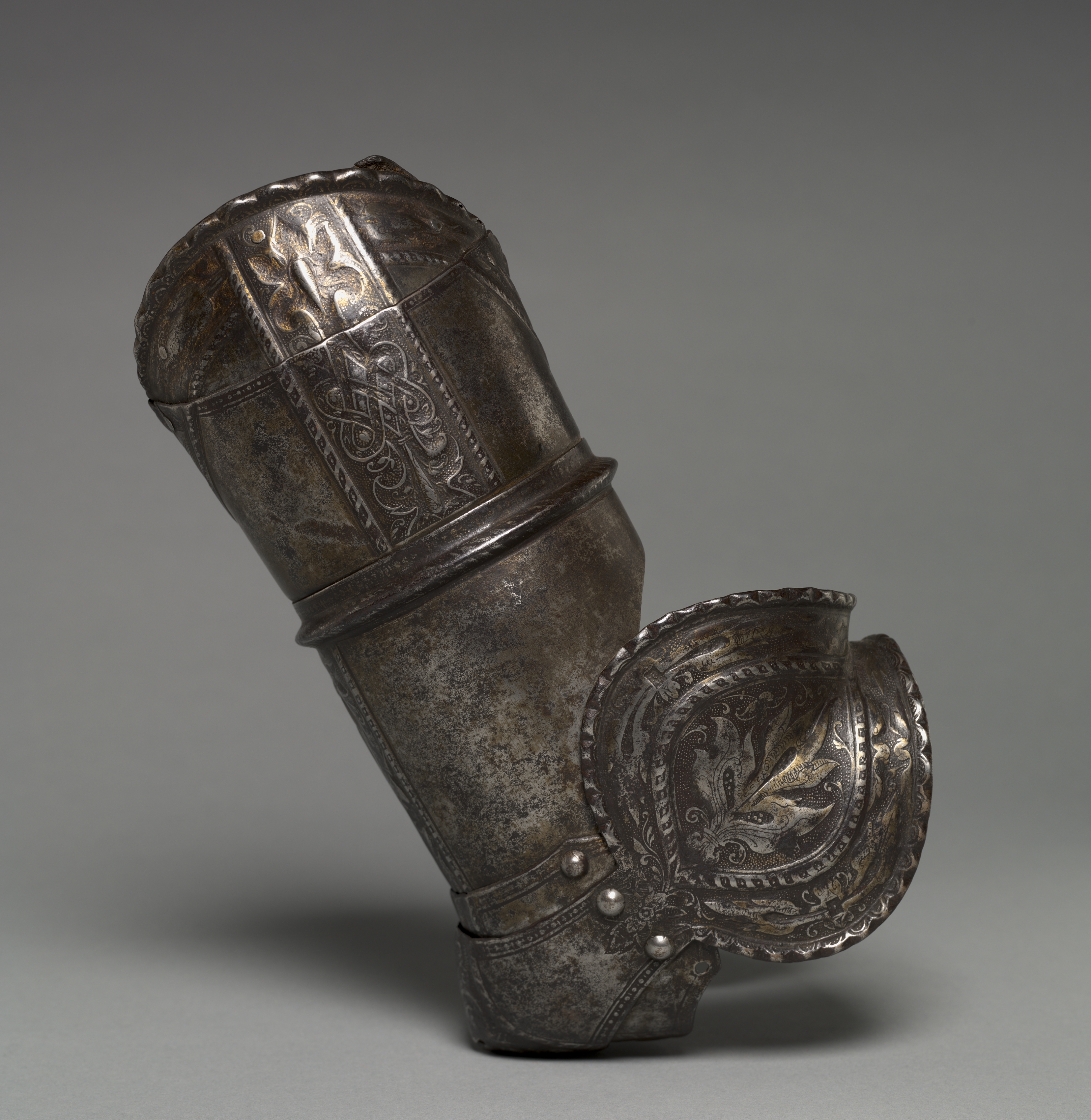 Right Arm Elements from a Boy's Armor (Rerebrace with Couter)